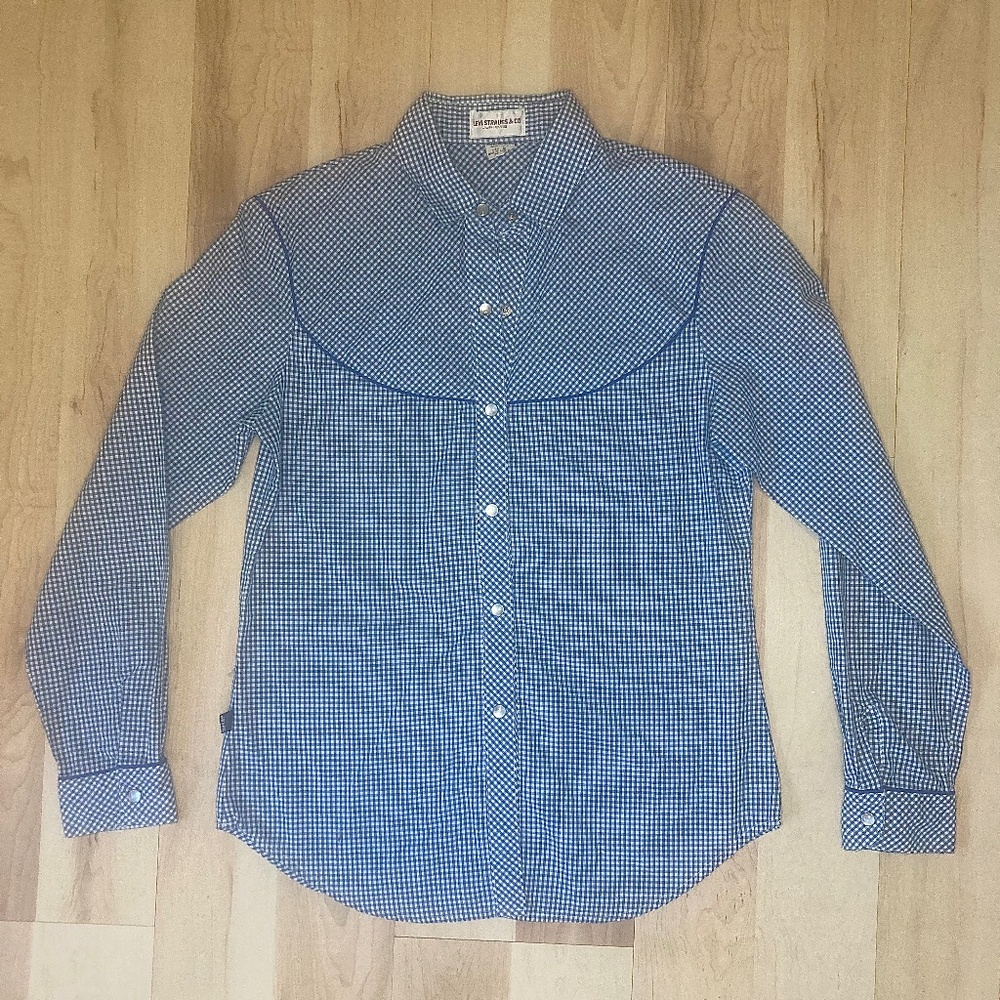 Vintage Levi Strauss Co. Western-Style Button Down